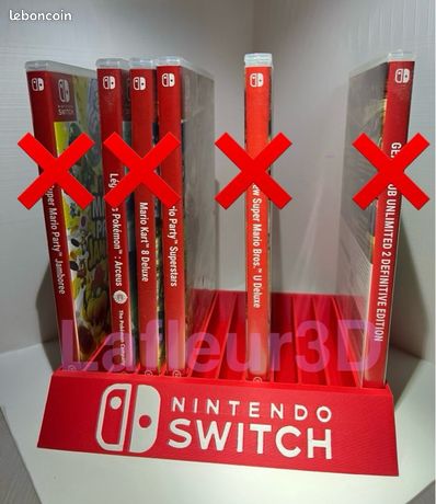 Support pour jeux Nintendo Switch