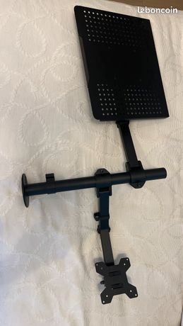 Support écran PC BONTEC avec plateau pour ordinateur portable