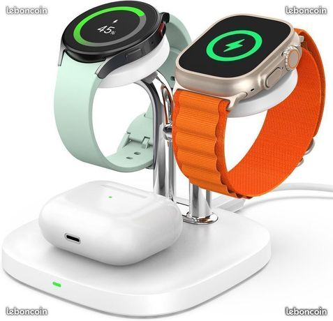 SwanScout Double Chargeur pour Apple Watch