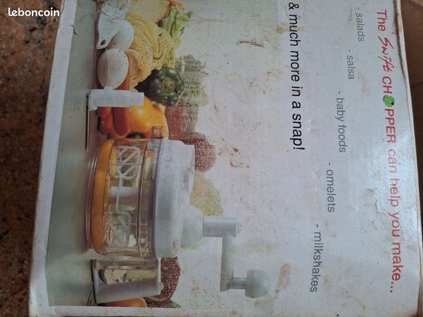 SWIFT CHOPPER Haché découpe emulsionne