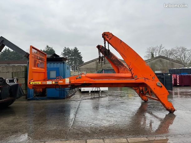Système Multibenne à chaînes sur berce ampliroll MARREL 14 tonnes 140XLT 2015 polybenne multi-benne ampirol