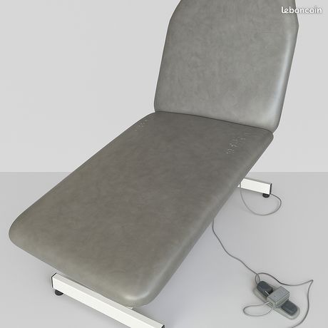 Table de consultation électrique pour massage / examen fauteuil médical médecin kinésithérapeute pédicure dermatologue etc