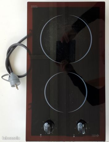 Table de cuisson vitrocéramique 2 foyers