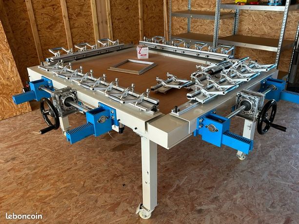 Table de tension écrans de sérigraphie