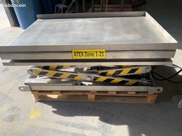 Table elevatrice electrique inox