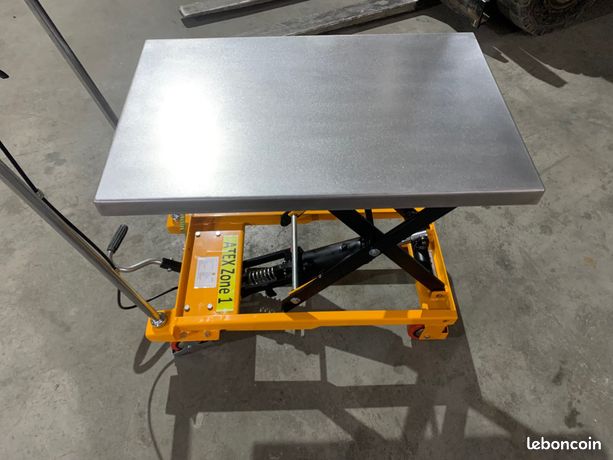 Table élévatrice manuelle ATEX