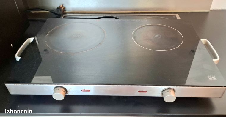 Table vitrocéramique 2 zones