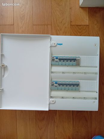 Tableau électrique 2 rangés hager