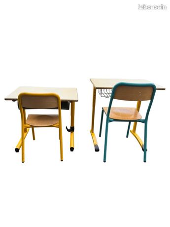 Tables décole / formation réglables en hauteur enfant / adulte