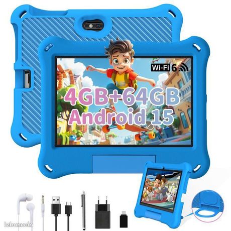 Tablette Enfants - LAMZIEN - 7 Pouces - 4Go RAM - 64Go ROM - Contrôle Parental