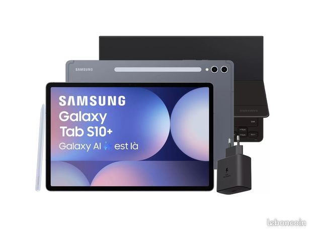 Tablette SAMSUNG Galaxy Tab S10+ 256go WIFI + Clavier étui Slim +Chargeur NEUF emballé