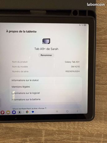 Tablette, Samsung Galaxy a9+