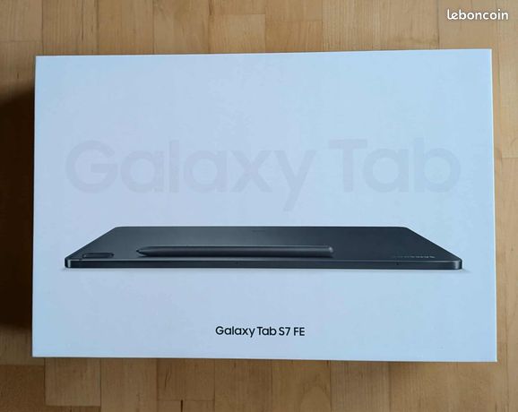 Tablette Samsung Galaxy Tab S7 FE 12,4" Wifi 128 Go Noir avec protection
