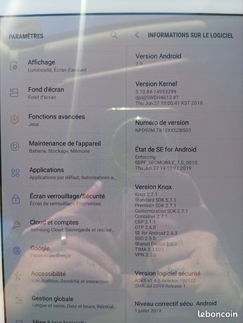 TabletteGalaxy tab s2