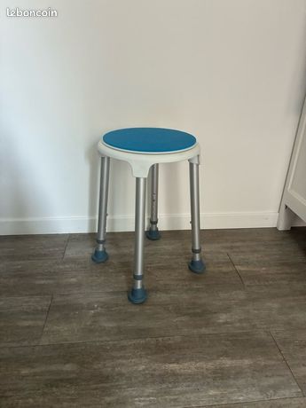 Tabouret médical de douche pliable neuf