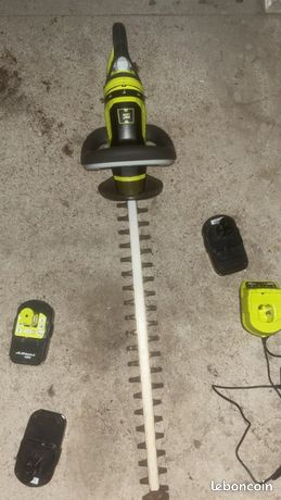 Taillehaie Ryobi 18V One+ + batteries + chargeur