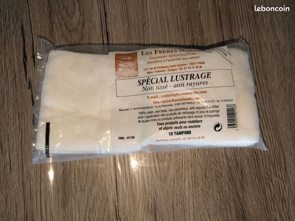 Tampons spécial lustrage meuble 11ébénisterie
