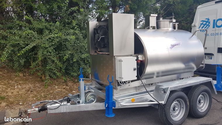 Tank vinicole sur remorque