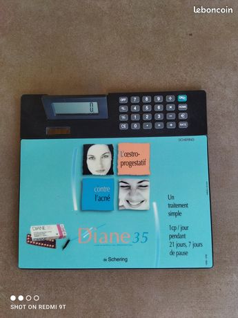 Tapis de souris avec calculette solaire