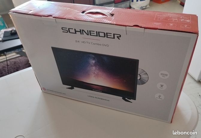 Télé 24 pouces combo dvd Schneider