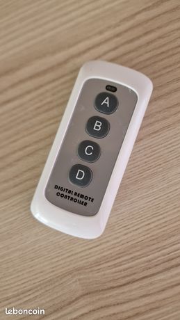 Télécommande 433mhz compatible RFX433 Domoticz 4 boutons