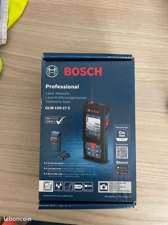 Télémètre laser bosch glm150-27c