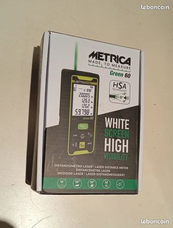 Télémètre laser Pro METRICA FLASH GREEN 60