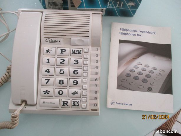 Téléphone à grosses touches