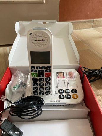 Téléphone fixe grosse touches Swissvoice