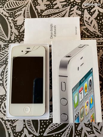 Téléphone portable iPhone 4S blanc 16 Go