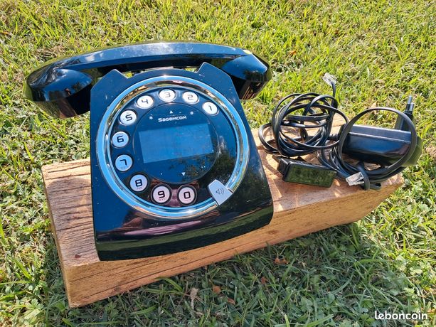 Téléphone Vintage Design Rétro Pop Art Sagemcom Sixty