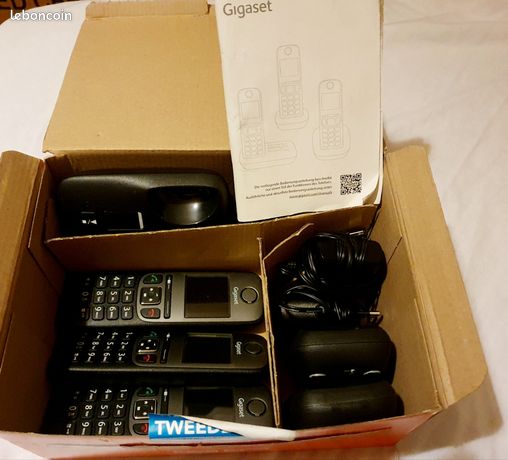 Téléphone gigaset a705a trio black