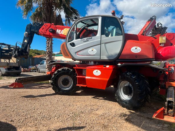 Télescopique Manitou mrt 2150 Privilège de 2010 avec Rdiocommande