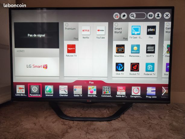 Téléviseur LG 47LA660S dalle LED IPS full HD 3D Smart TV Wi-Fi Dual Play