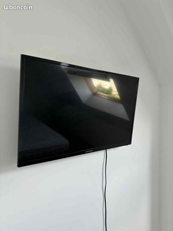 Télévision avec support mural