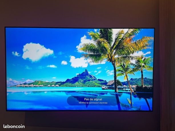 TÉLÉVISION LG Ultra HD 4K NANOCELL 55 pouces 140 cm connecté avec carton et notice télécommande
