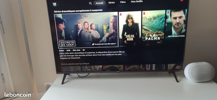 Télévision smart TV LG 55"