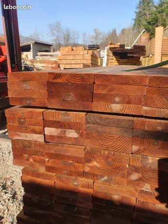 Terrasse bois PIN DU NORD traité par autoclave cl4 marron