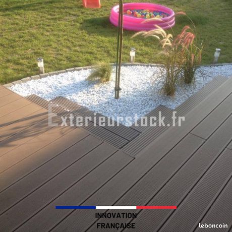 Terrasse Composite Brun Exotique EC204 - Offre Limitée Direct Usine