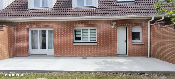 Terrasse dalle béton