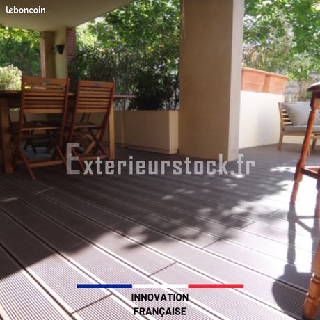 Terrasse Composite Gris Anthracite EC102 à Prix