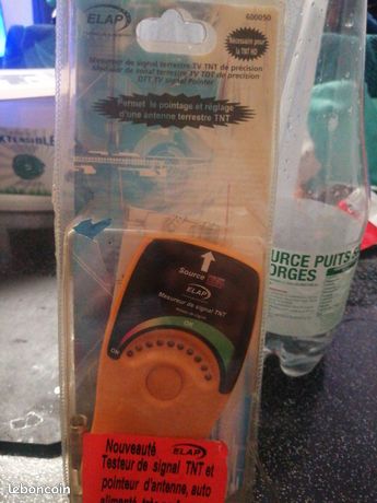 Testeur de signal mesureur pointeur d'antenne neuf auto alimenté très performant elap