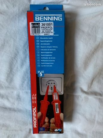 Testeur électrique contrôleur de tension benning