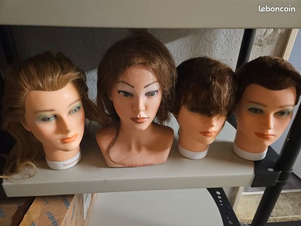 Tête de coiffeuse professionnel