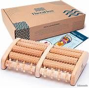 Theraflow appareil en bois pour masser les pieds