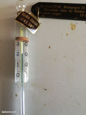 Thermometre à vin