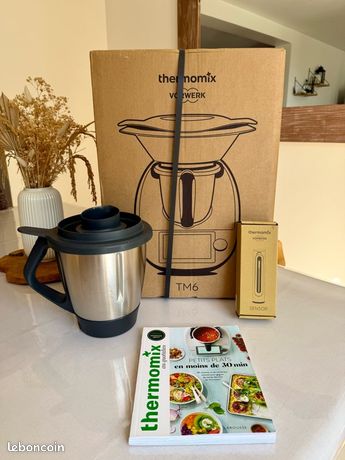 Thermomix TM6 blanc neuf avec deuxième bol, sensor et sac de transport