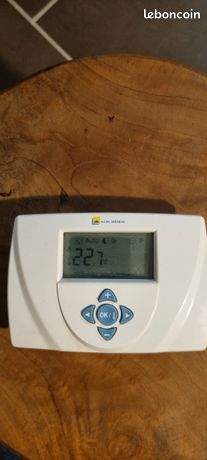 Thermostat d'Ambiance Filaire Contact sec Programmable TRL 7.26 Elm Leblanc Compatible toutes chaudières