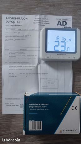 Thermostat d ambiance programmable filaire