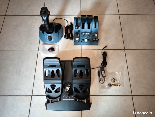 Thrustmaster Ensemble TCA Officer Airbus Edition pour PC